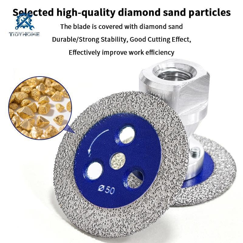 FFBR M14 Lâmina De Serra Diamante Com Flange Removível Turbo Disco Corte Para Granito Mármore Cerâmica Concreto Moagem E