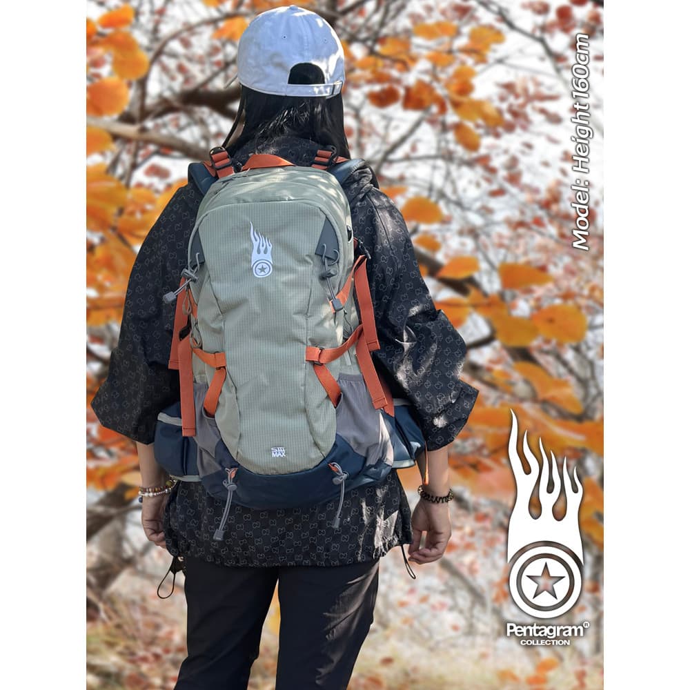 Frete grátis desconto pentagrama 27L à prova de respingos masculino feminino bolsa de escalada ao ar livre mochila equit
