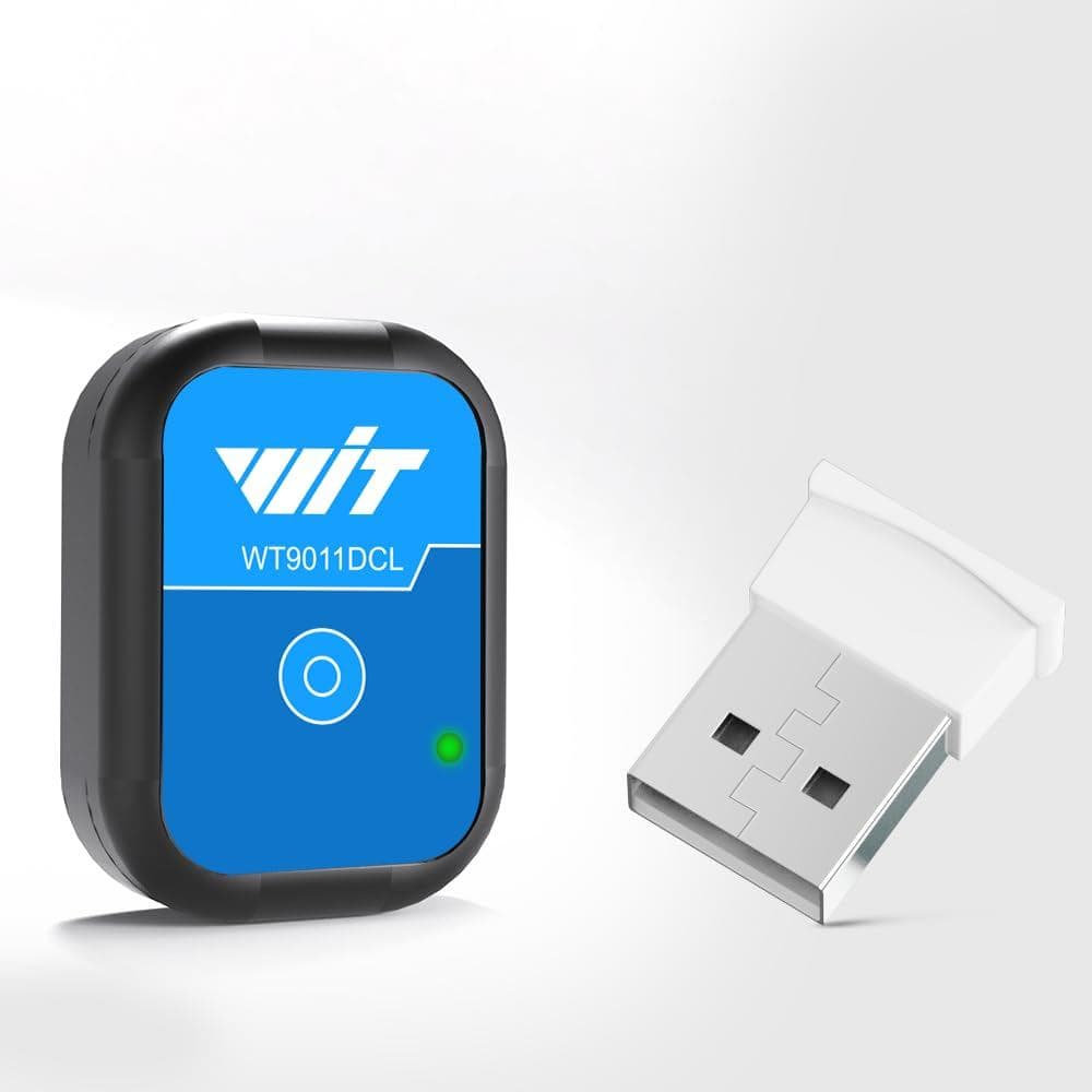 [Bluetooth 5.0 Acelerômetro+Inclinômetro] WT9011DCL MPU9250 Giroscópio de 9 eixos de alta precisão+Ângulo(XY 0.2 °   Pre