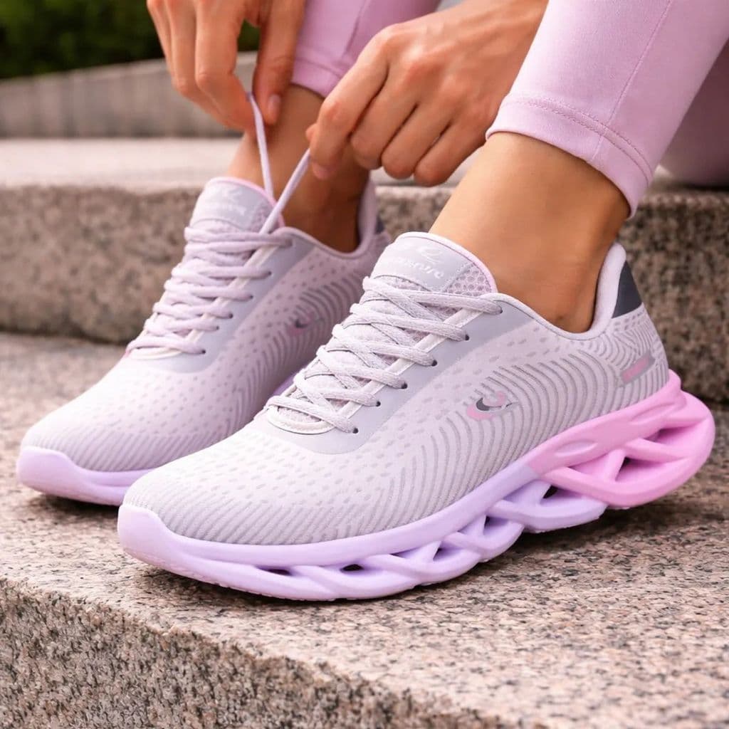 Tênis Feminino Esportivo Axion Estiloso Moderno Treino Academia Corrida Caminhada