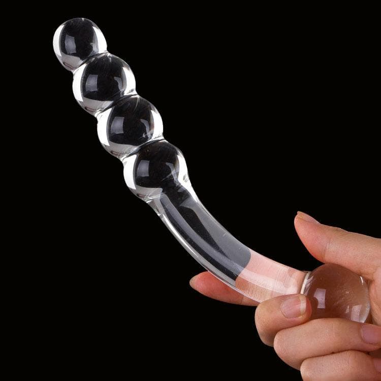 Casal brinquedos massageador de cristal resistente a altas temperaturas massageador vidro acuponto aparelho gelo fogo va