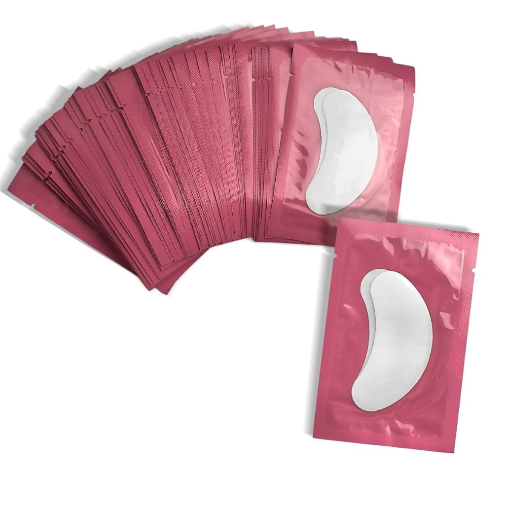Kit 50 Pads Em Gel Protetor De Pálpebra Extensão De Cílios