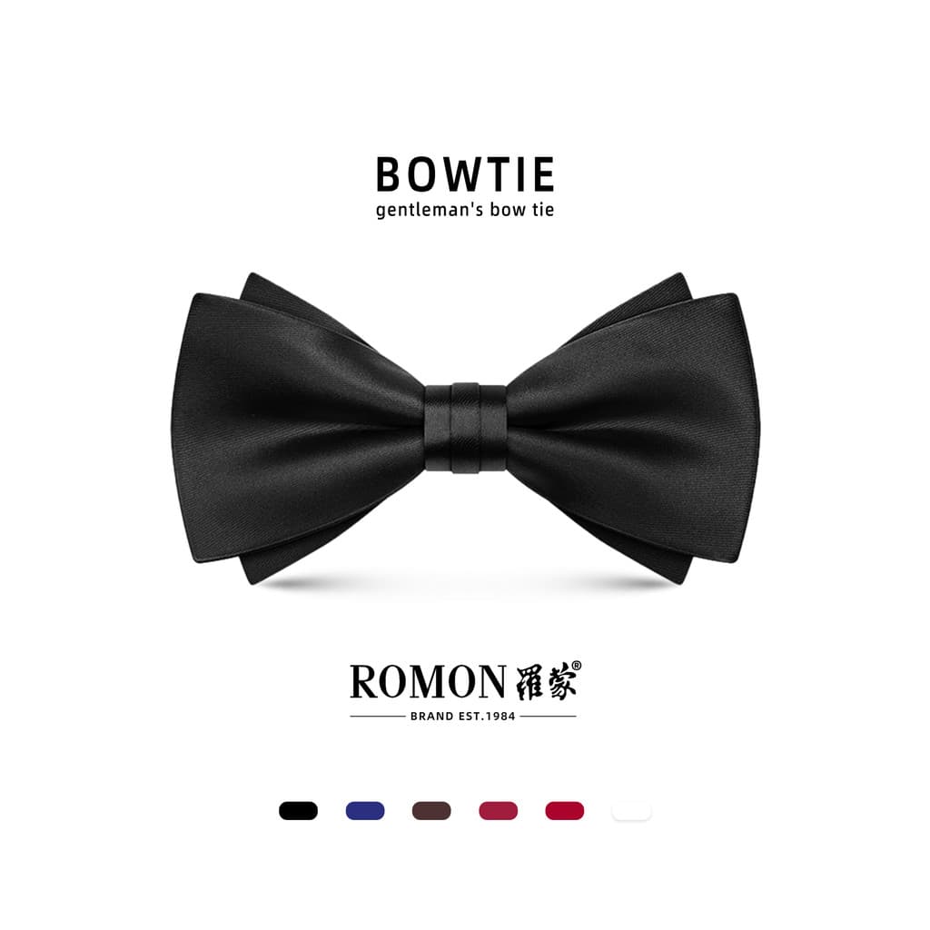 Gravata borboleta fosca masculina, roupa Formal preta, sensação de alta qualidade, casamento, noivo, padrinhos, sensação