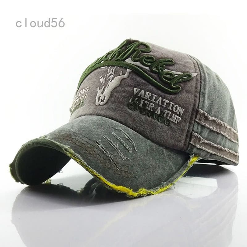 Boné De Beisebol Masculino Ajustável De Algodão Lavado Estilo Vintage / Chapéu De Caminhoneiro