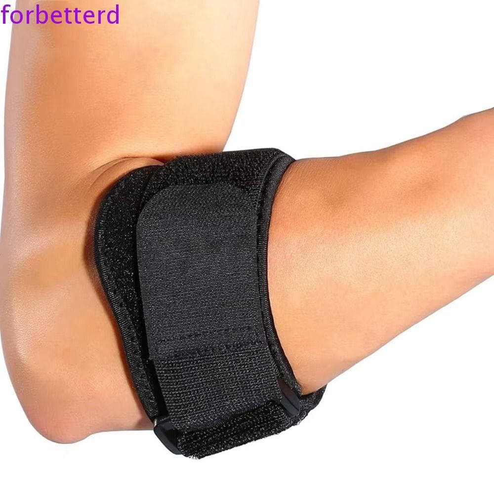 Suporte De Cotovelo De Tênis FORBETTERD , Cinta Absorção De Suor De Compressão , Almofadas De Proteção Ajustáveis