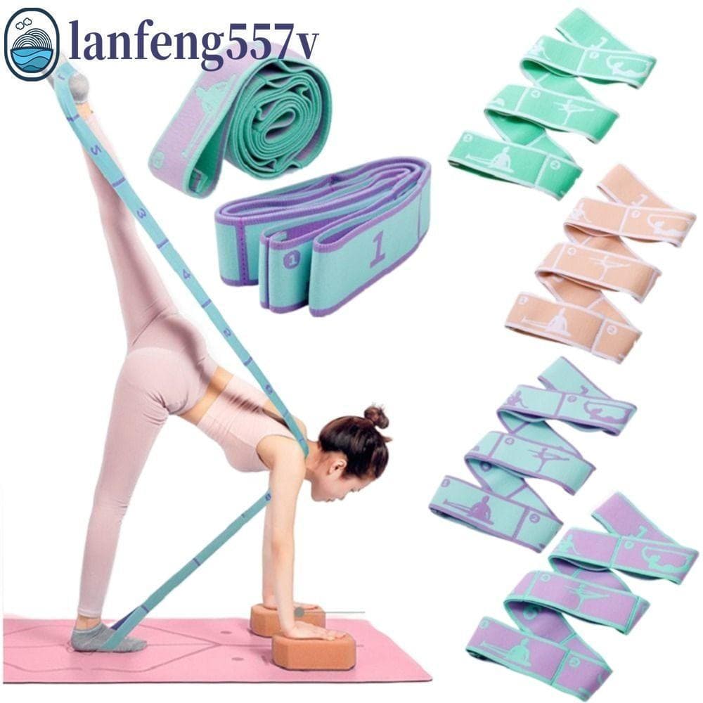 LANFENG Faixas De Resistência Borracha Auxiliar Banda Crossfit Exercício Loop Yoga Pilates Equipamento Treino Puxar Para