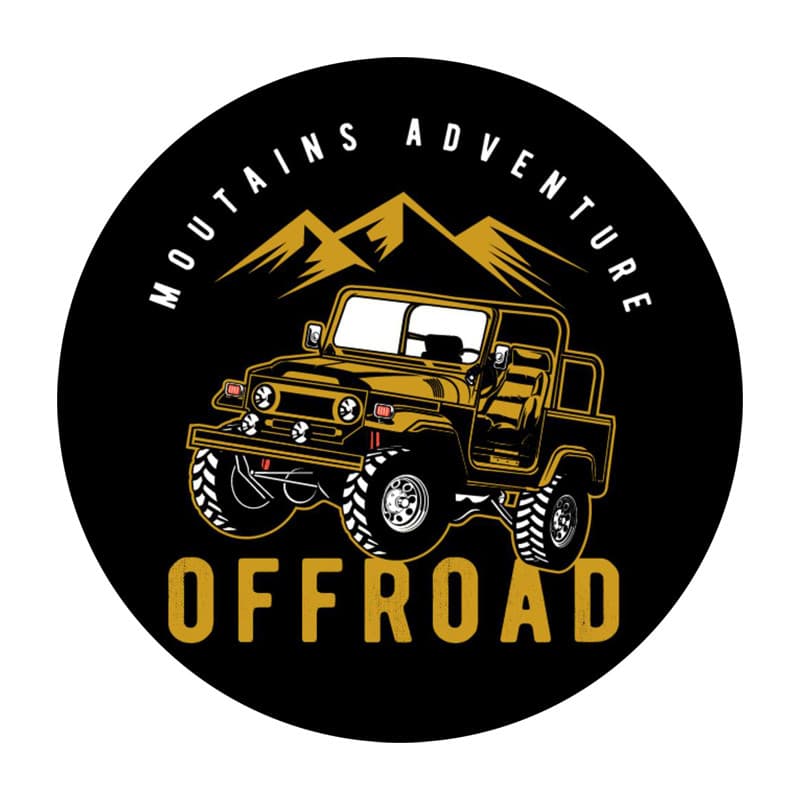 OFFROAD através da neve montanha auto-condução Hardcore fora de estrada Laser magnético corpo adesivo reflexivo carro ad
