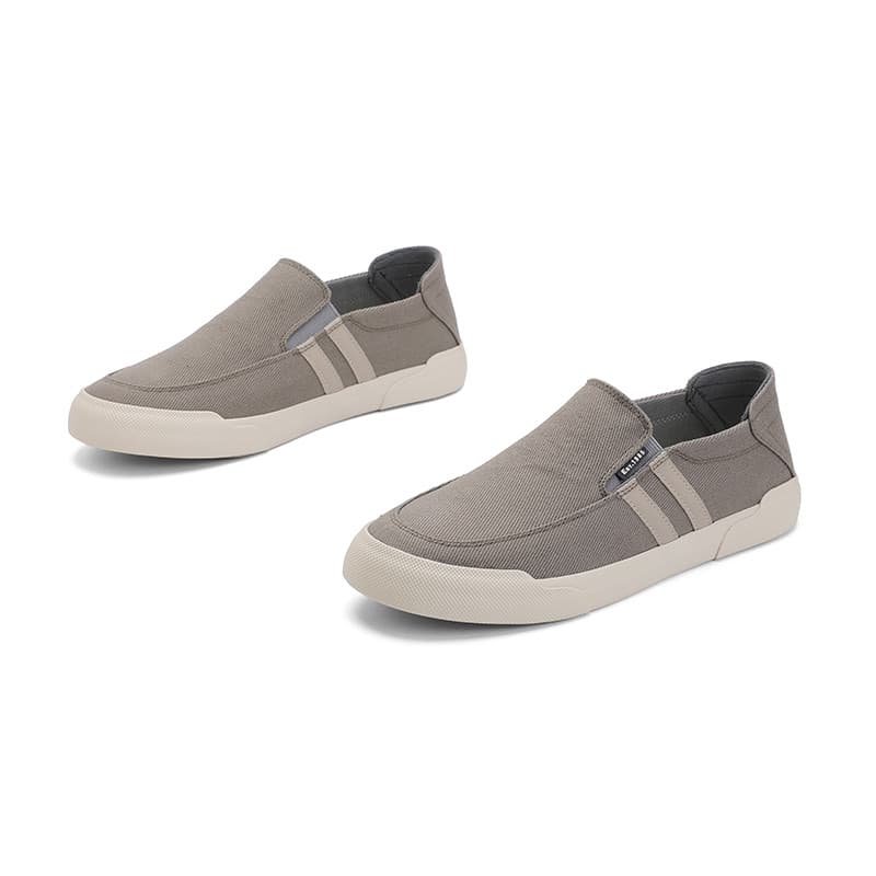 2026 Lanhua Moda Masculina Sapatos de Lona Versão Coreana Na Moda All-Match Slip-On Sapatos Preguiçosos Respiráveis Sapa
