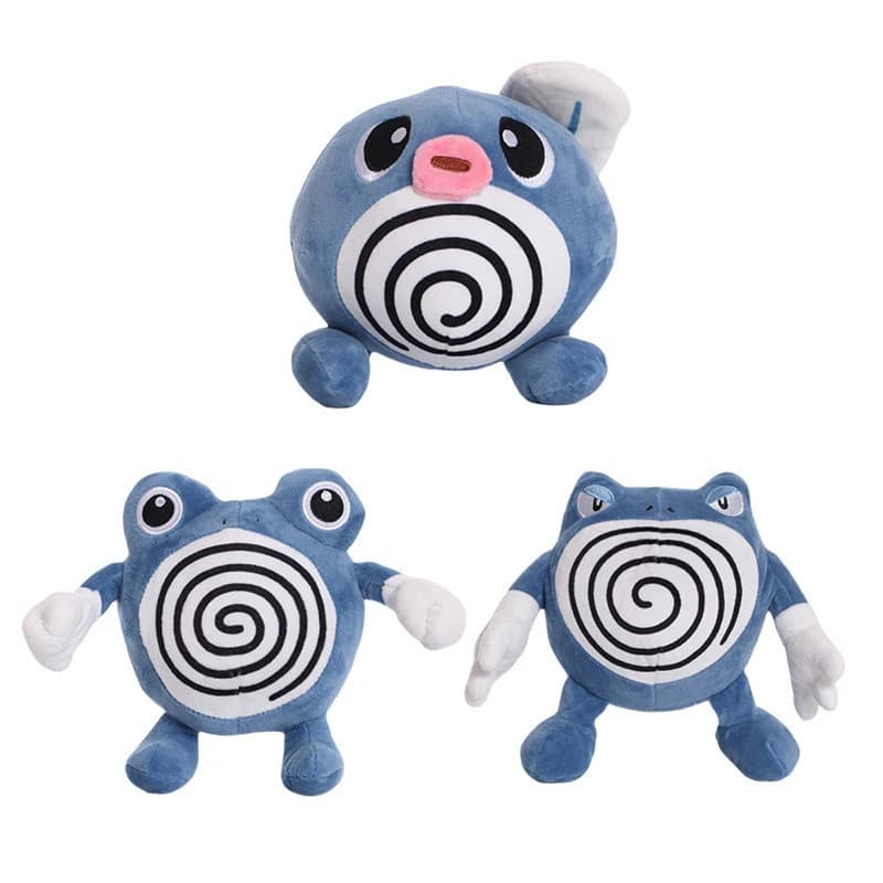 Poliwag Poliwhirl Poliwrath Pelúcia Pokemon Evolução Brinquedo De Bonito Bobina Padrão Boneca Presentes