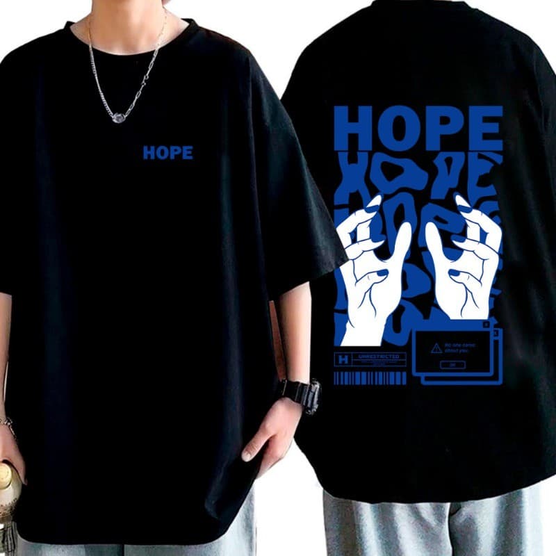 Camisa Streetwear Hope Camisa Algodao