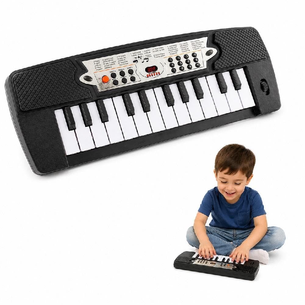 Teclado Infantil Piano Musical Mini Brinquedo 24 Teclas Som Multifuncional Crianca Bebe Orgao Melodias