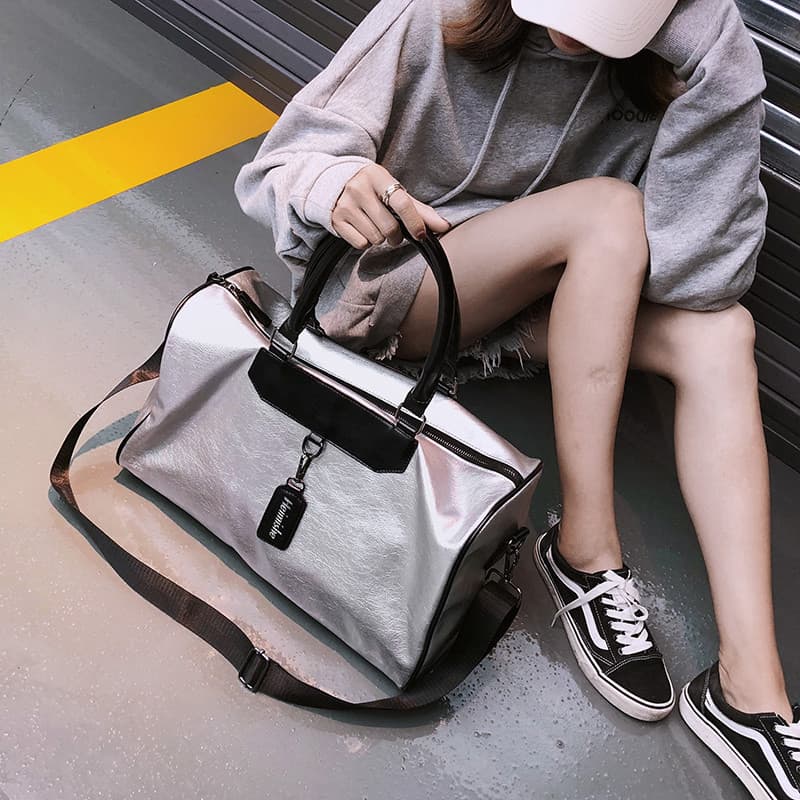 Shirui bolsa de viagem de curta distância feminina portátil versão coreana bolsa de viagem pequena mochila de grande cap