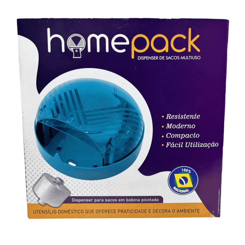 HOMEPACK DISPENSER BOBINA PICOTADA VERDE TURQUESA