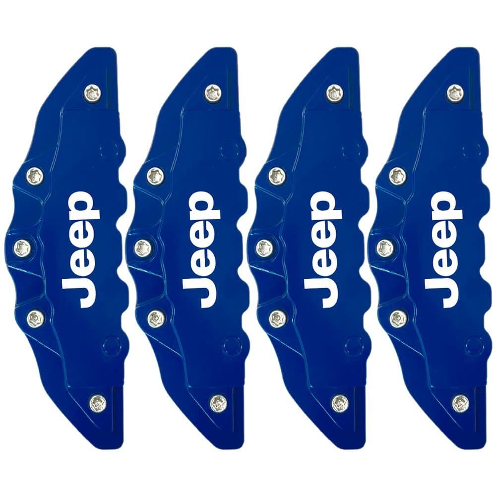 Kit 4 Capas Pinça Freio Azul - Jeep Renegade Compass Aro15+