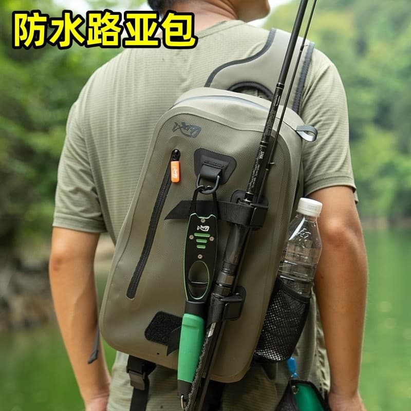 Saco de isca à prova dwaterproof água multifuncional saco de cintura mensageiro casca dura portátil grande capacidade sa