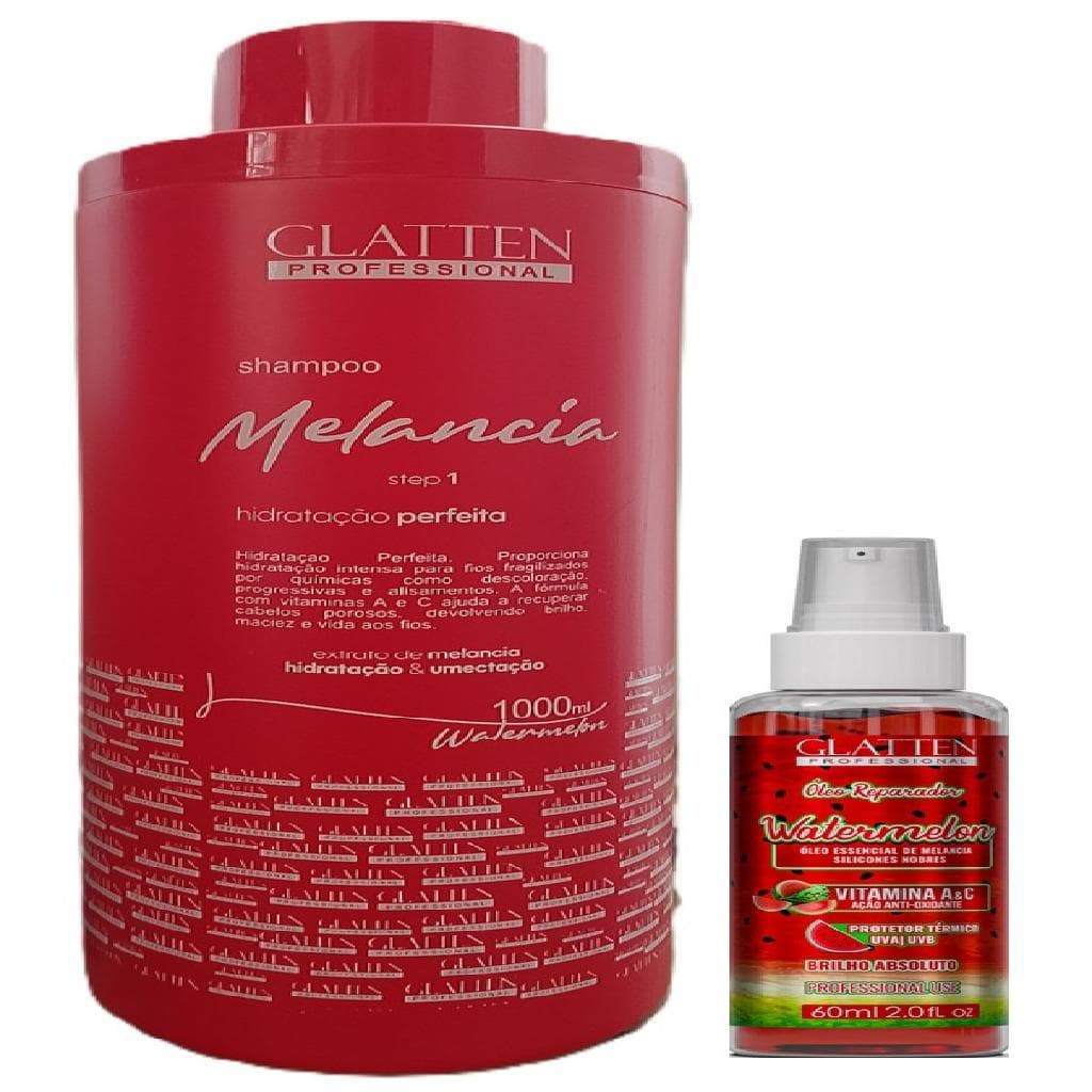 Glatten Watermelon Shampoo 1 L e Óleo
