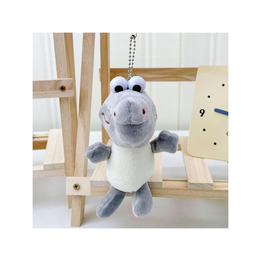 Criativo engraçado crocodilo boneca brinquedo de pelúcia pequeno tambor olho crocodilo pingente boneca Ragdoll saco orna