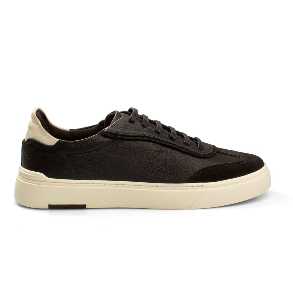 Tênis Masculino Bavarone Panamera Em Couro Fino Casual Confortável Urbano Original Sneakers 36000