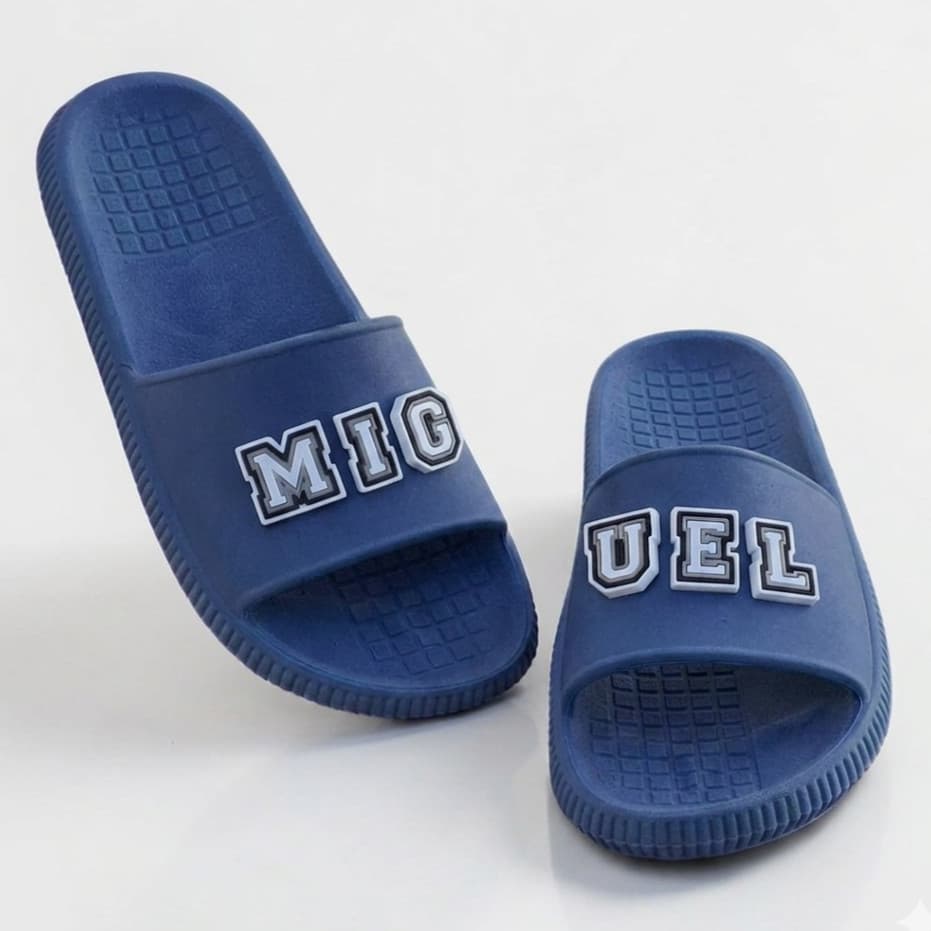 Chinelo Infantil Menino Slide Confortável Leve Macio Personalizado com Nome