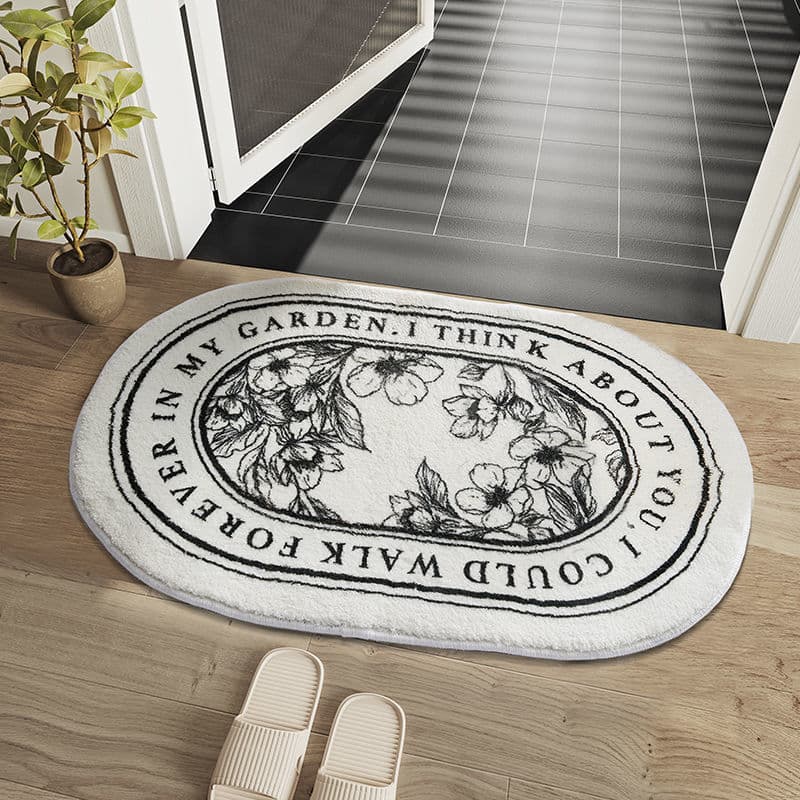 Tapete antiderrapante para banheiro, tapete absorvente para entrada de banheiro, quarto doméstico, banheiro, anti-Sli