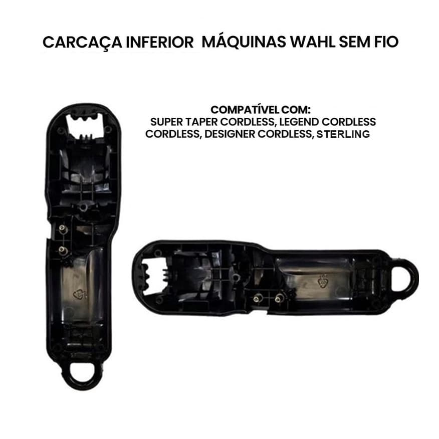 Carcaça Traseira Para Máquinas Wahl Carcaça Inferior Para Magic Clip Carcaça Para Máquina Sem Fio Wahl