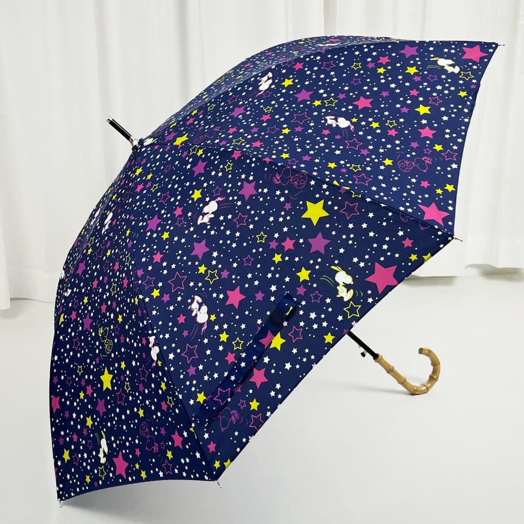 Quadrinhos japoneses Gypsophila Snoopy alça de bambu semiautomática estudante adulto leve portátil à prova de vento alça