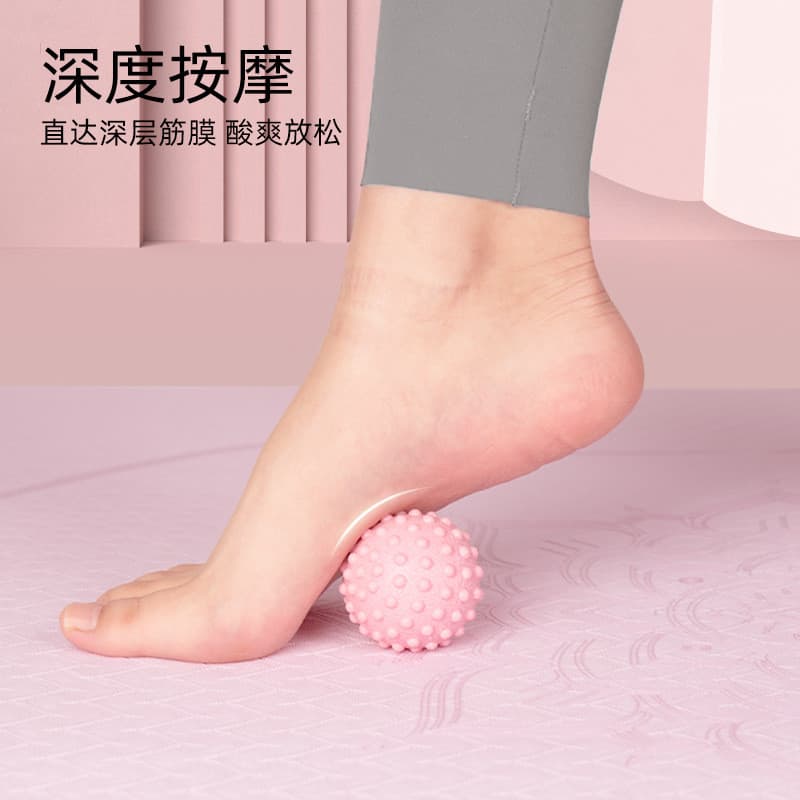 Fáscia bola pé massagem bola cintura volta músculo relaxar Yoga Fitness bola pescoço máscara bola arco amendoim bola