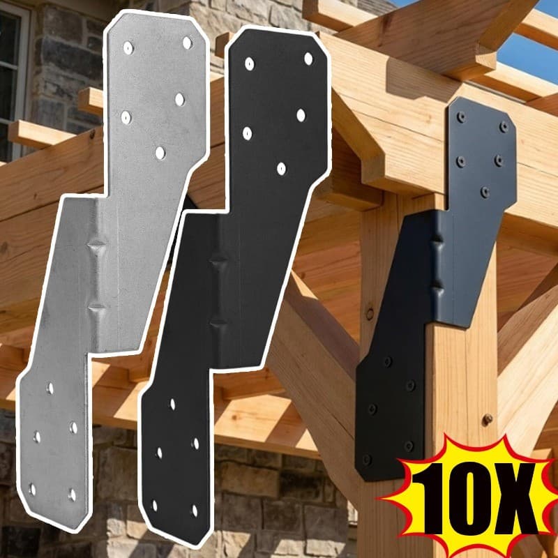 Suporte Resistente Do Conector Metal De 10 Pces , Para A Mobília Pérgula Da Cabine De Tronco , Reforço Estrutura De Made