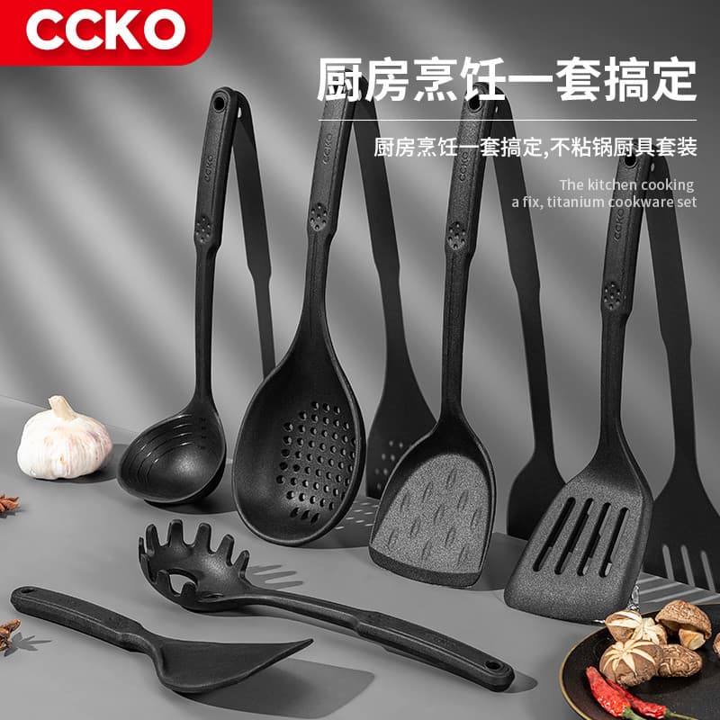 Colher de sopa de Silicone espátula fritar espátula antiaderente Pan espátula especial resistente a altas temperaturas a