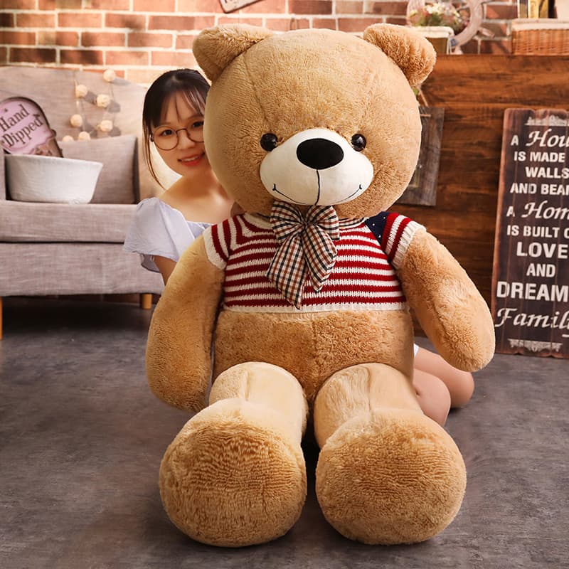 Urso de pelúcia tamanho grande urso de pelúcia cama dormir boneca Muppet fantoche menina cão urso abraço urso presente a