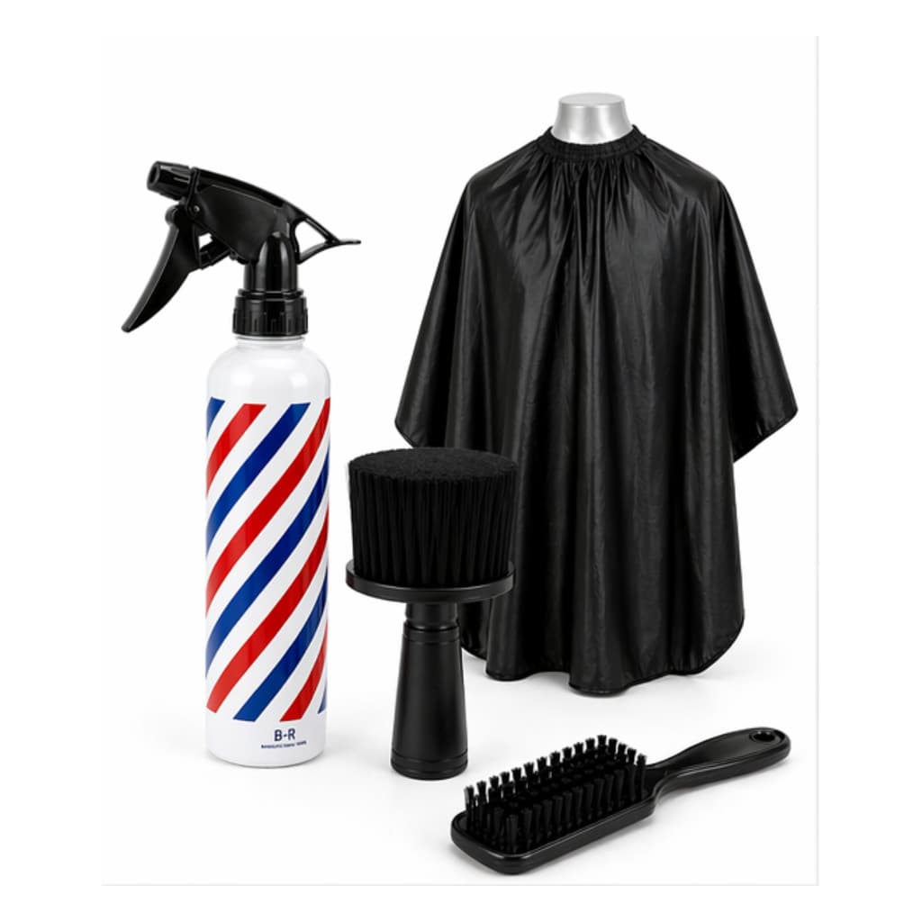 Kit Barbearia cabeleleiro acessorios  Capa Escovas Borrifador