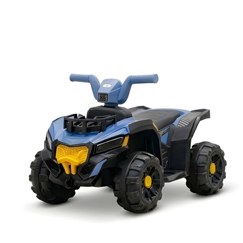 Quadriciclo Elétrico Infantil 6V Com Luz LED Música Som 4 Rodas Moto Infantil Azul Rosa Até 30kg