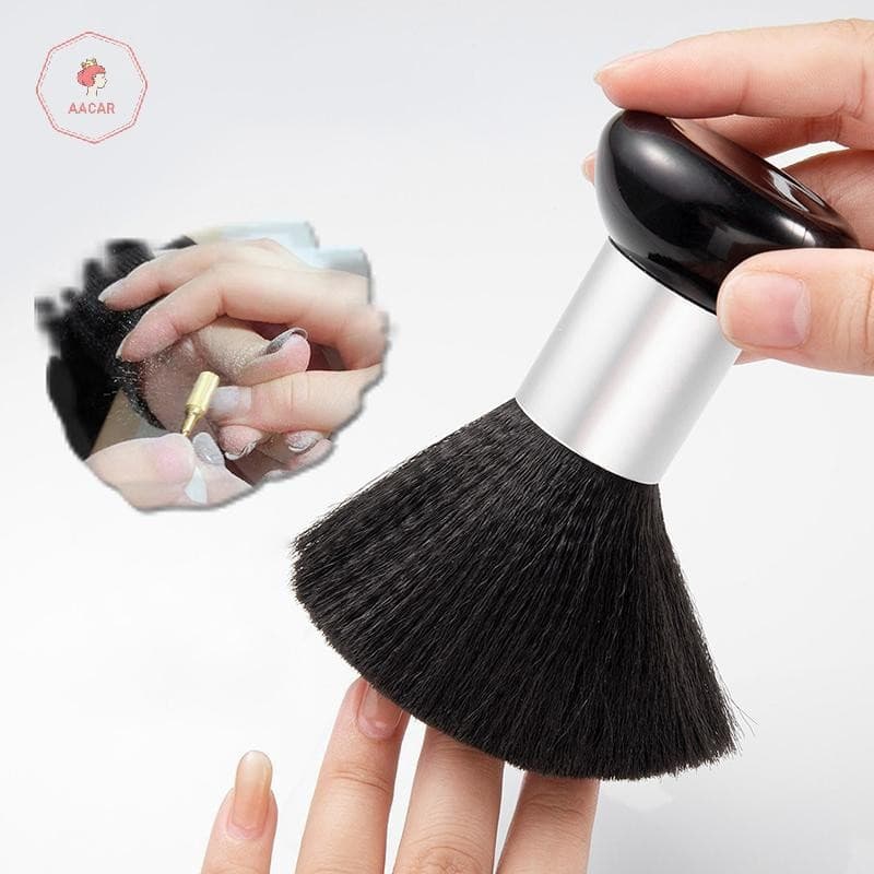 AACAR 1 Pçs Profissionais Unhas Arte Escova Redonda Pintura Gel Limpeza De Poeira Compõem Acessórios Manicure Equipament