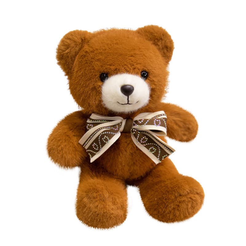Pequeno urso de pelúcia variedade urso boneca cachecol urso brinquedo de pelúcia Ragdoll crianças boneca travesseiro