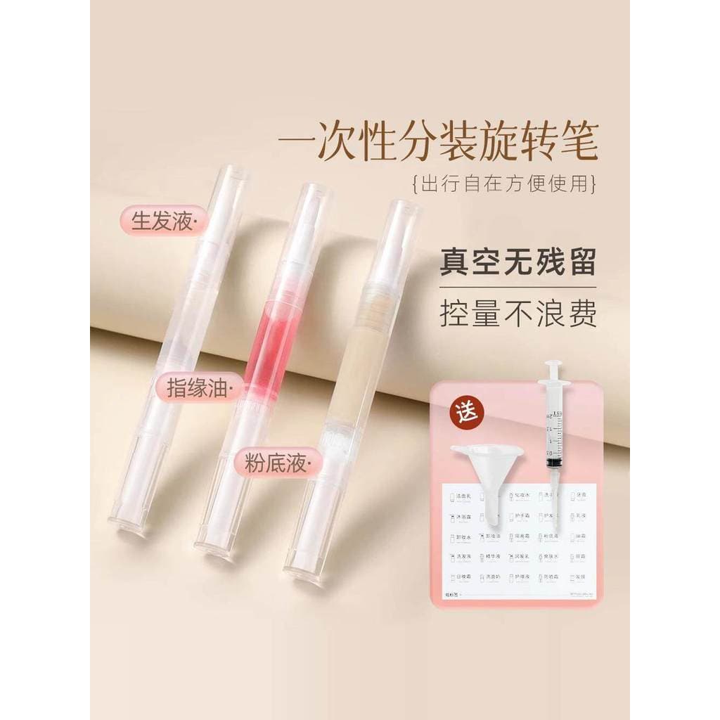 Caneta dispensadora de base líquida, essência descartável a vácuo, creme para os olhos, maquiagem, viagem, ferramenta út