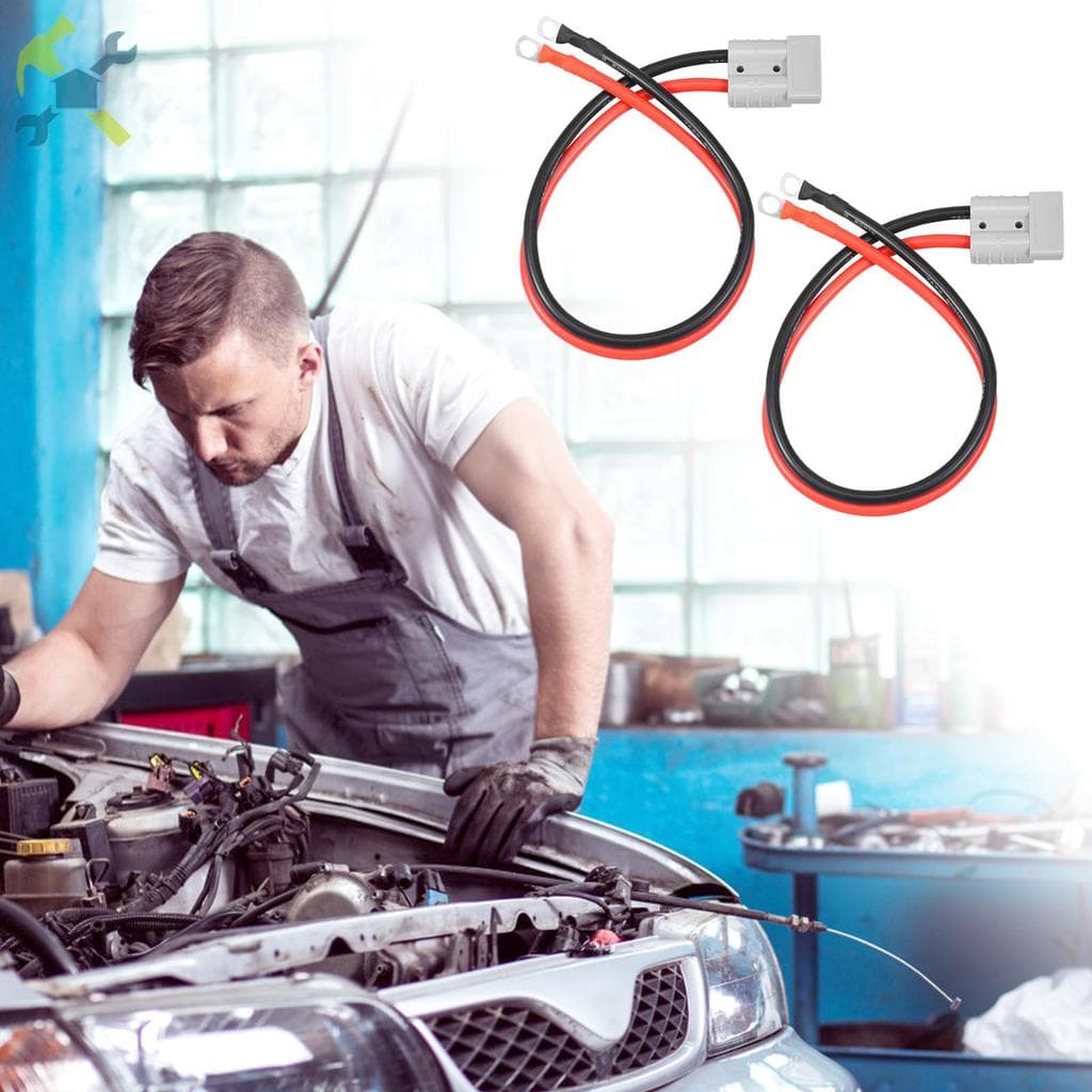 Conector Rápido De Bateria Prática , 2 Peças , 50A , Resistente Ao Calor , Conexão Rápida/Desconexão Para Carrinho De Go