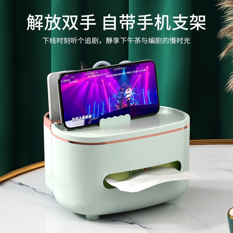 Japão importado caixa de tecido quarto caixa papel sala estar mesa café multifuncional controle remoto armazenamento Des