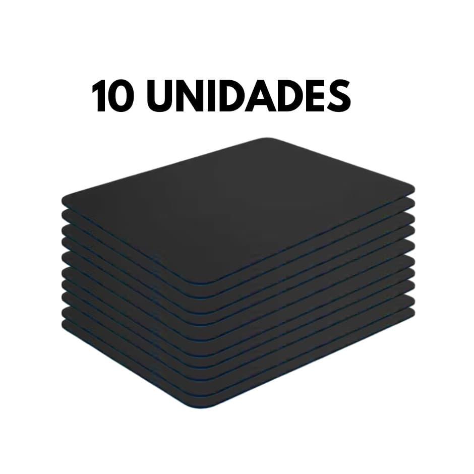 Jogo de Mouse pad 2/3/5/10 Gamer com Base Antiderrapante para Maior Estabilidade 24x20