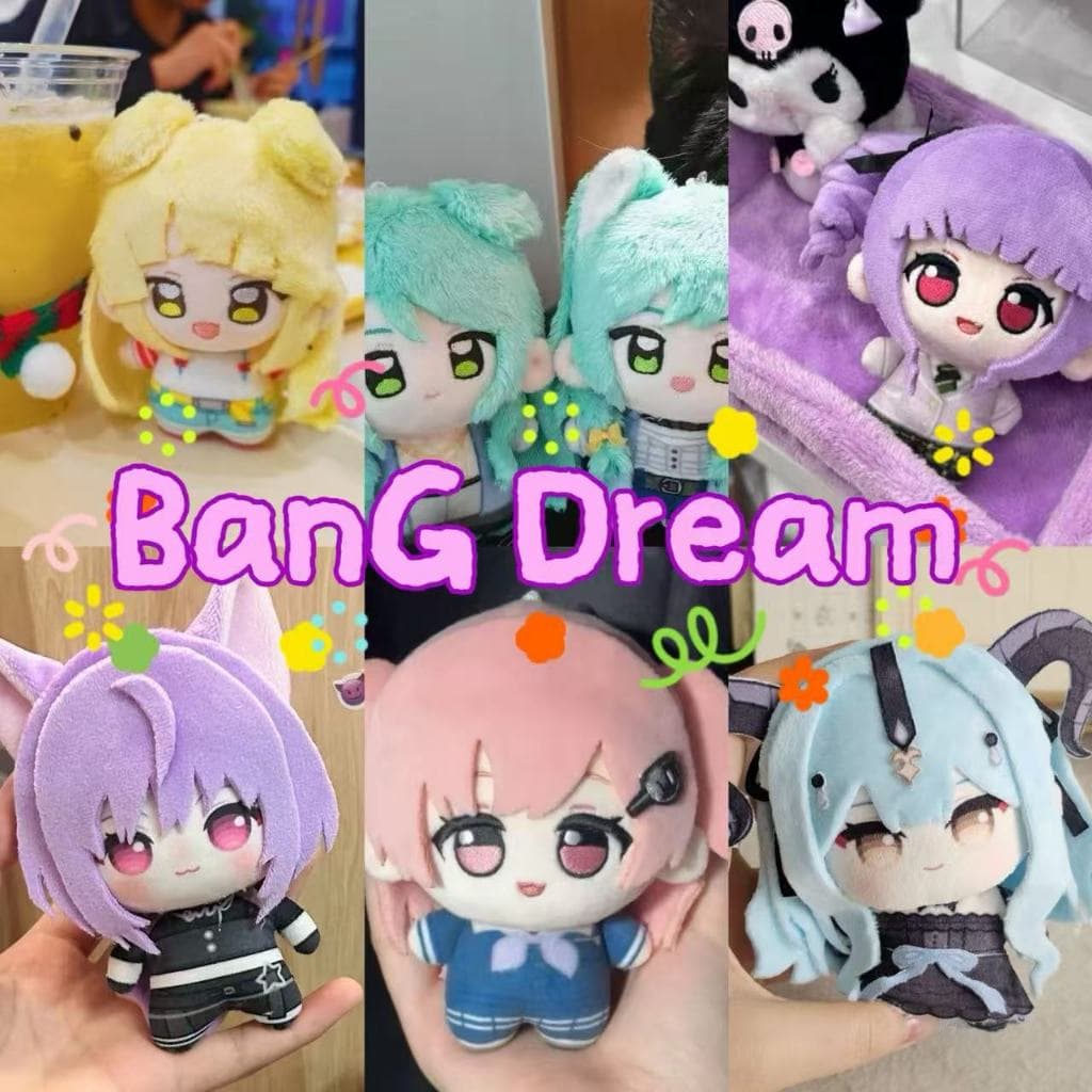 MyGO! BanG Dream Roselia! É o MyGO! Brinquedos de Pelúcia Anon Chihaya Taki Shiina, Pingentes de 10cm, Presente de Jogo