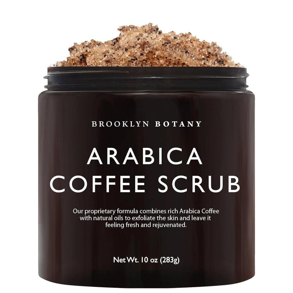 BrooklynBotanyArabicaCoffeeEsfoliante Corporal-Hidratante e Esfoliante para Corpo, Rosto, Mãos, Pés - Combate Estrias, L
