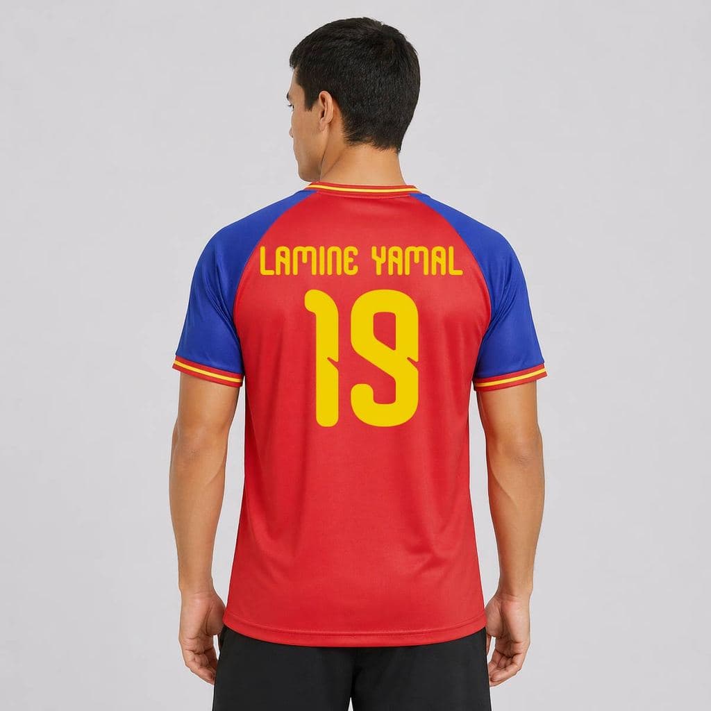 Camisa Espanha La Roja 19 Lamine Yamal