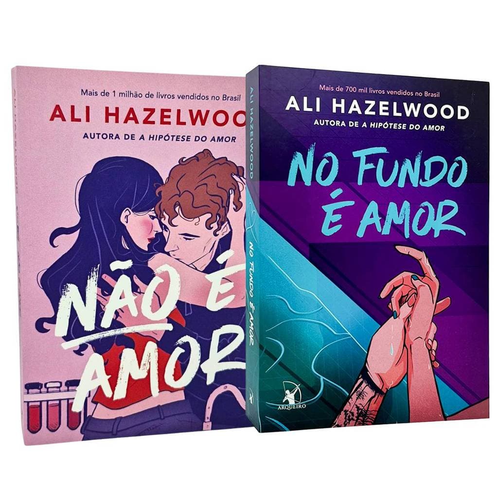Não é Amor + No Fundo é Amor - Romance Contemporâneo - Ali Hazelwood - Kit 2 Livros