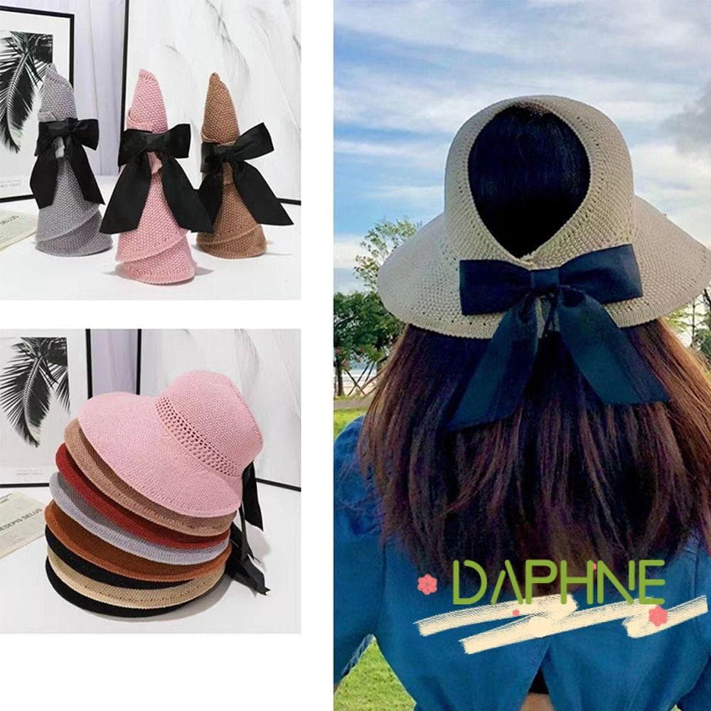 Chapéus De Sol DAPHNE Fornecimento De Verão Para Boné De Praia De Crochê De Moda Ao Ar Livre