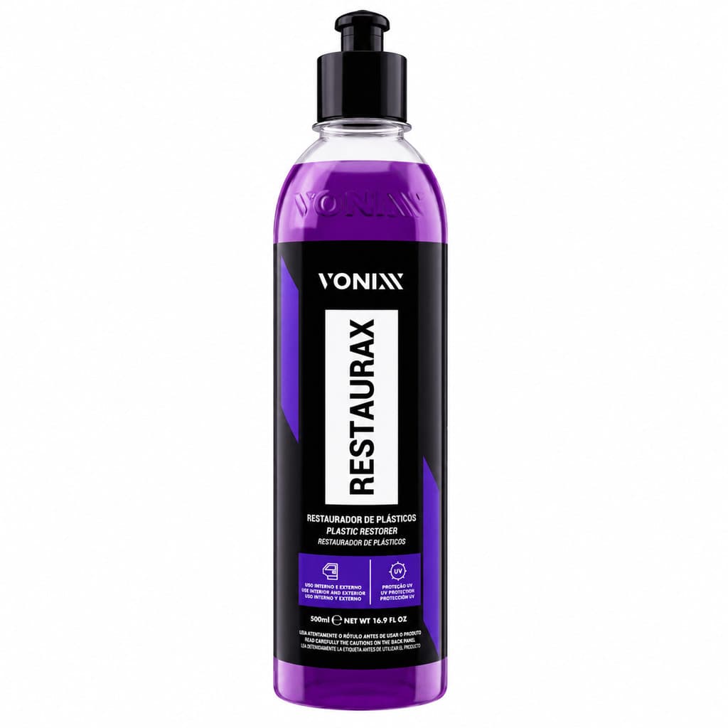 Restaurax 240ml Vonixx Renovador e Restaurador de Plásticos Internos e Externos