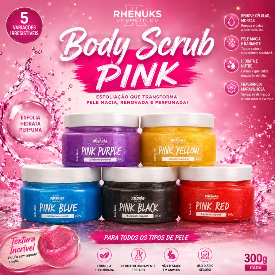 ESFOLIANTE CORPORAL PINK  BODY SCRUB - RHENUKS