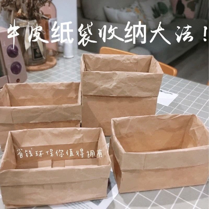 Saco de papel Kraft de qualidade alimentar geladeira frutas vegetais saco de armazenamento engrossado à prova de óleo Ta