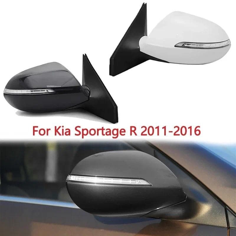 Para Kia Sportage R 2011-2016 Espelho Retrovisor Lateral Dobrável Aquecimento Conjunto De 5 7 Pinos 9 Fios Acessórios Ex