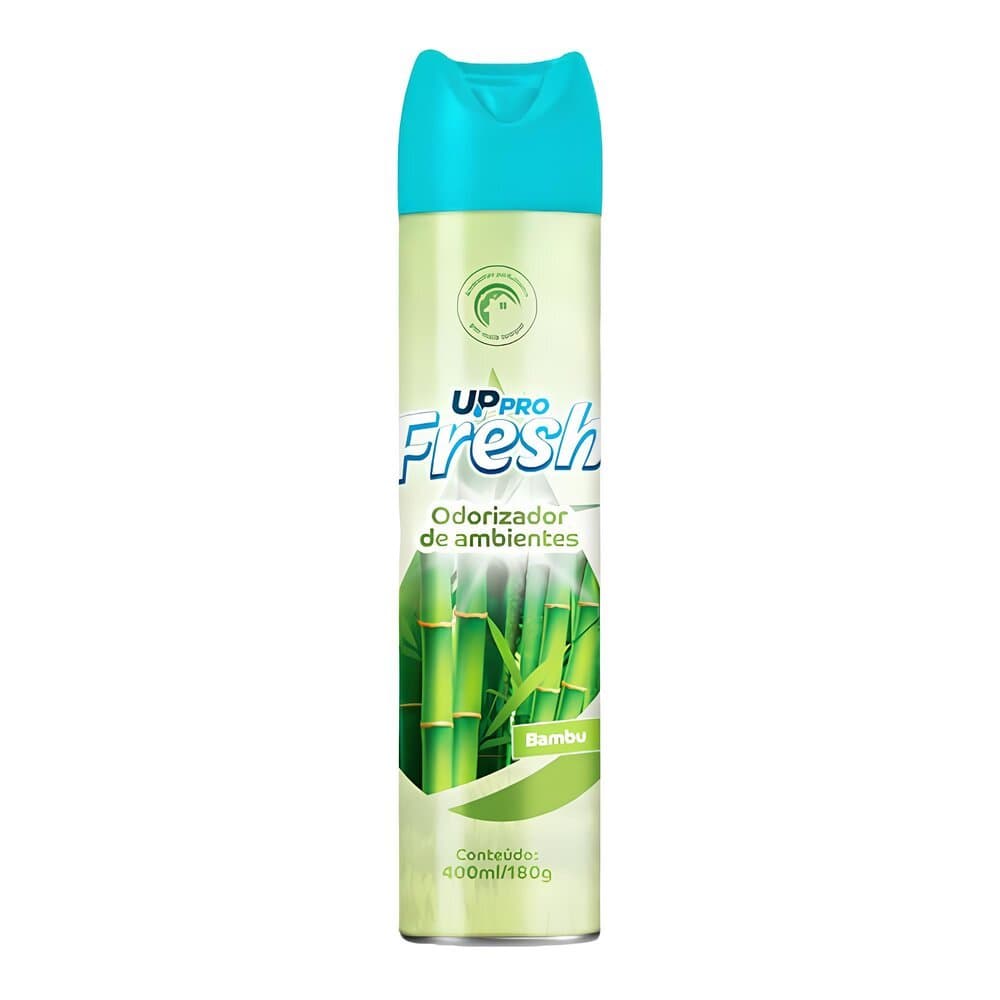 Odorizador de Ambiente Aerossol 400ml Bambu UP Fresh Perfume Duradouro Spray Casa e Escritório