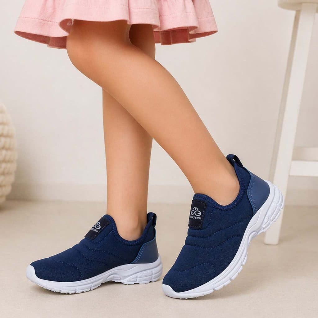 Tênis Masculino Infantil Respiravel Solado Macio Slip Calce Fácil Oferta