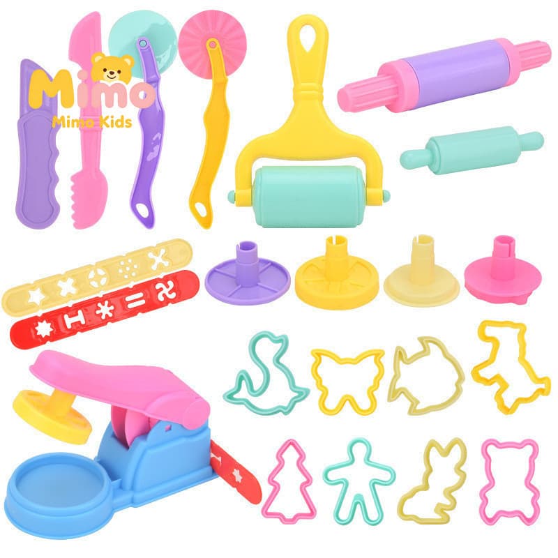 Criativo 3D Plasticina Molde Modelagem Argila Acessórios Para De DIY Jogar Massa Ferramenta Kit Jogo